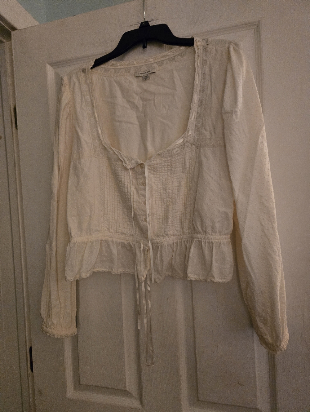 Cropped Button Up American Eagle Blouse